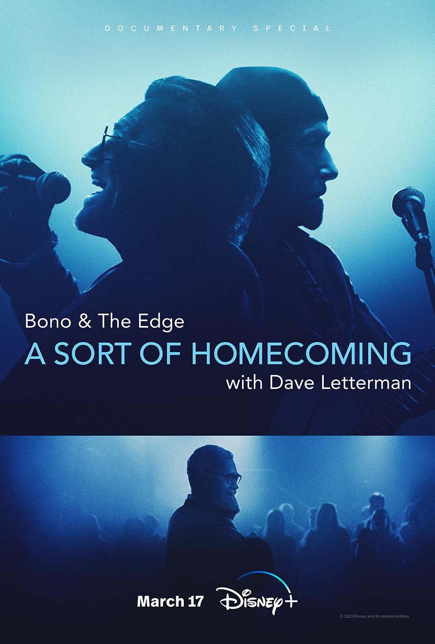 'Bono & The Edge: A Sort of Homcoming With David Letterman' on Disney +