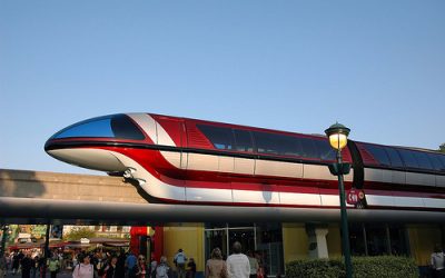 New Mark VII Monorail Red Placed Into Service at Disneyland