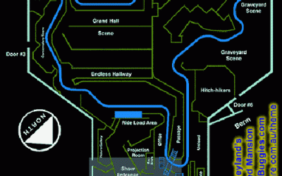 Disneyland’s Haunted Mansion Track Layout