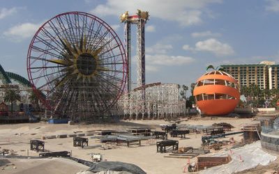 No Way To Hide Construction at Disney California Adventure