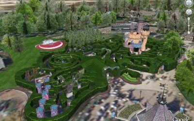 Visit Disneyland Paris Via Google Earth