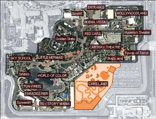 Interactive Map of the “New” California Adventure