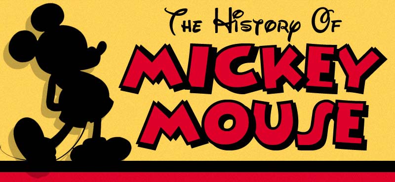 Visual History of Mickey Mouse [Infographic] | Disney-°o°-Rama