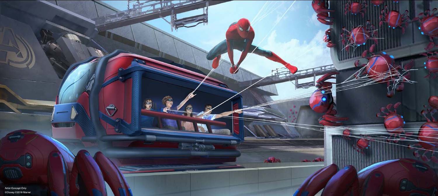 First Disney ride-through attraction to feature Spider-Man