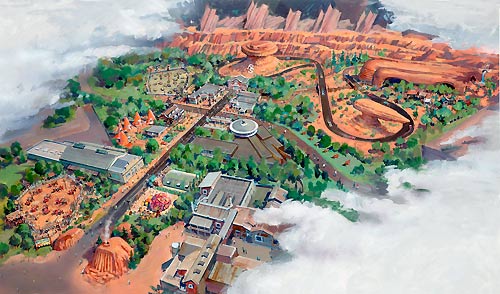 Cars Land Concept Layout