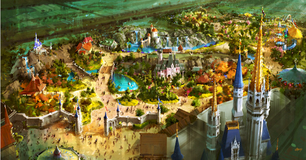 Magic Kingdom Fantasyland Expansion Concept Art