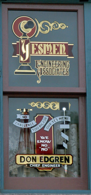 Don Edgrens Window on Main Street U.S.A.