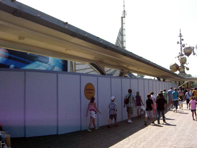 Paving work begins in Tomorrowland