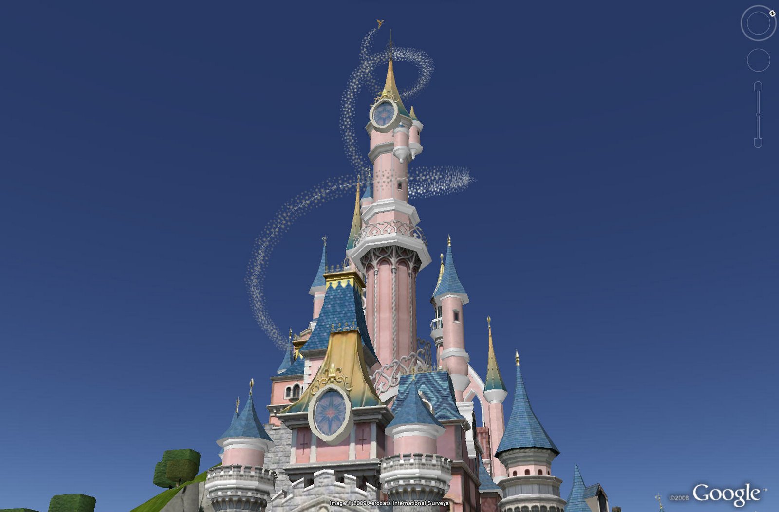 disneyland paris virtual tour google earth