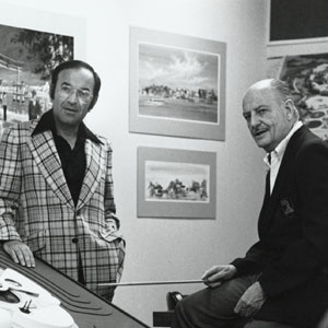 Marty Sklar and close friend and mentor John Hench