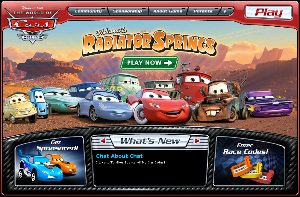 disney cars games online